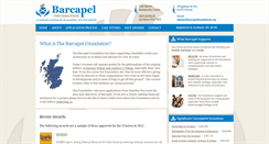 Desktop Screenshot of barcapelfoundation.org